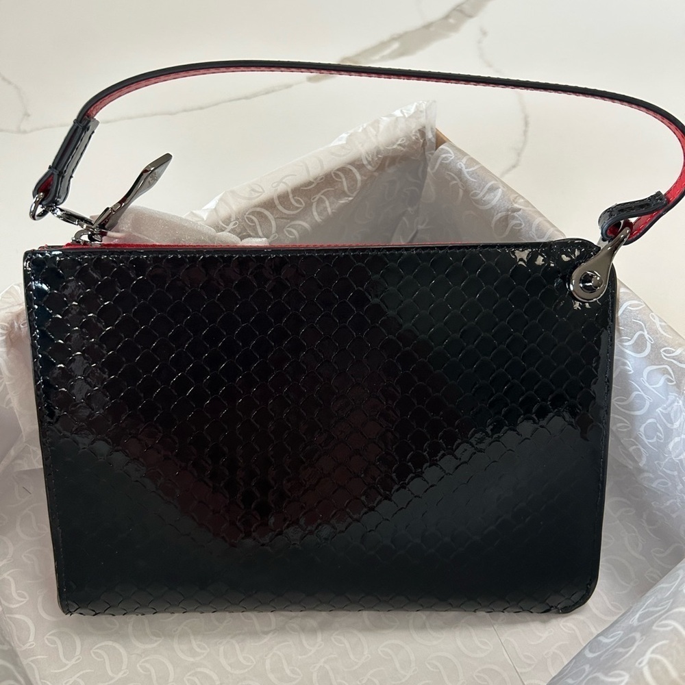 Christian Louboutin Patent Birdy Black - Picture 6 of 14